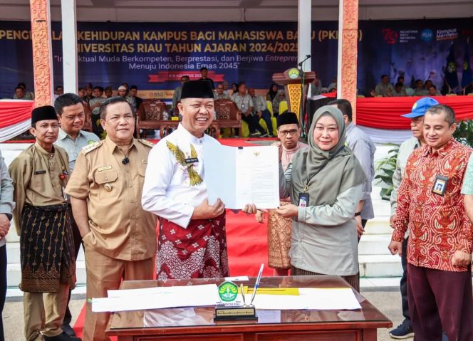 Pemko Pekanbaru Hibahkan Aset Lahan untuk Fakultas Kedokteran UNRI.