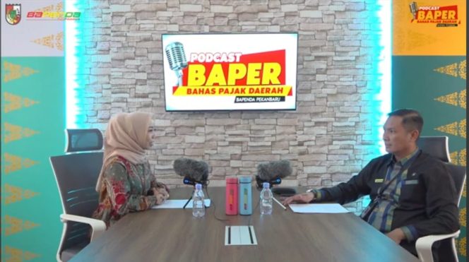 Bapenda Kota Pekanbaru, meluncurkan program Podcast BAPER.