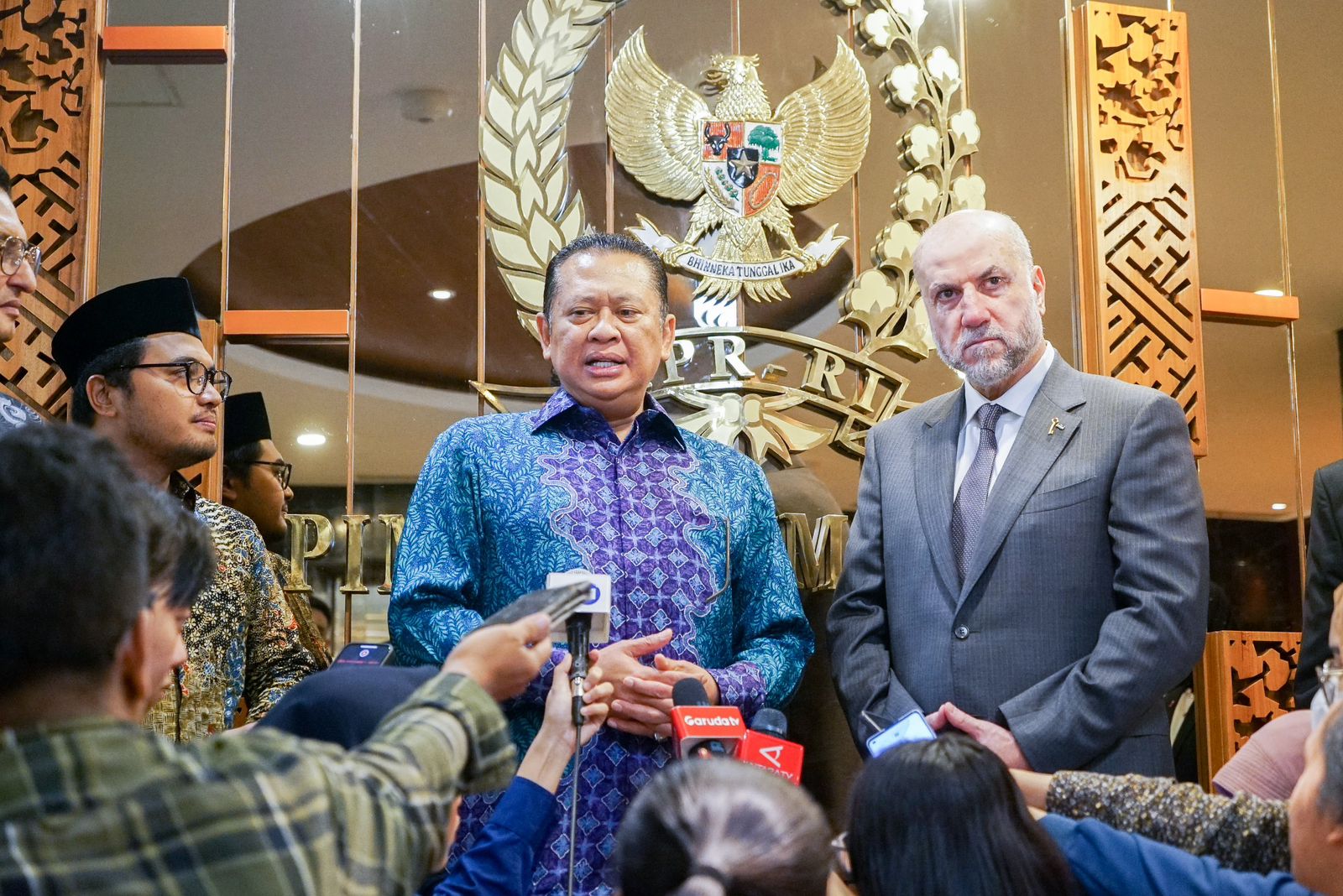 Terima Penasihat Presiden Palestina Mahmoud al-Habbash, Ketua MPR RI Bamsoet Tegaskan Dukungan Bagi Kemerdekaan Palestina.