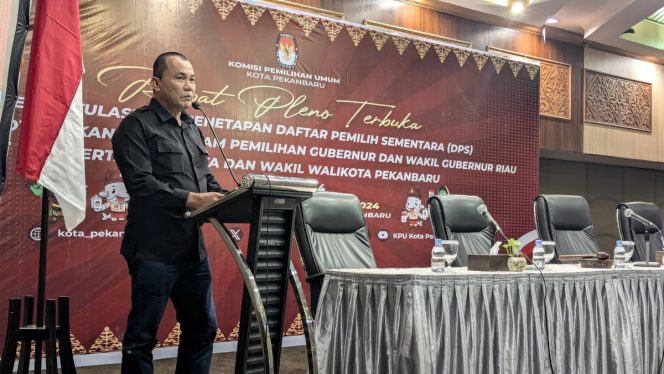 DPS Pilkada Serentak di Pekanbaru Ditetapkan Sebanyak 789.236 Orang.
