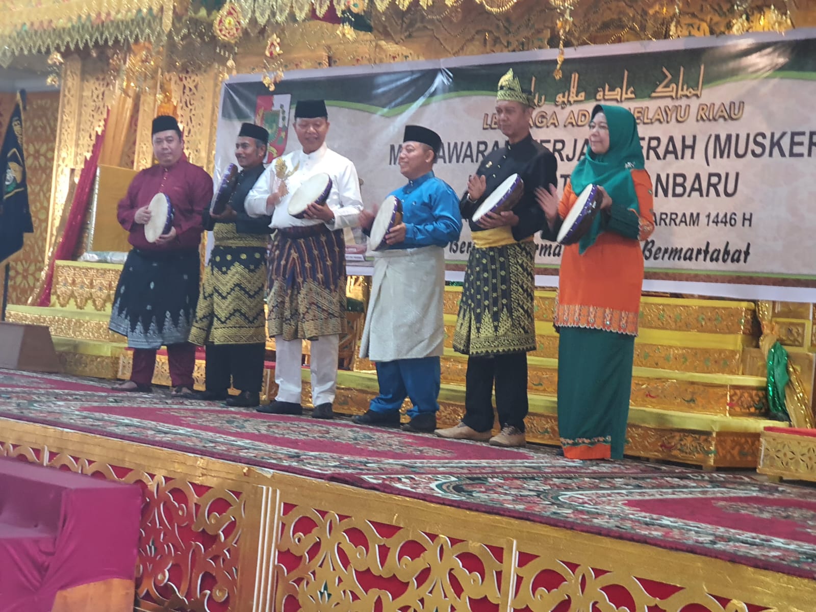 Lembaga Adat Melayu Riau (LAMR) Kota Pekanbaru gelar Musyawarah Kerja Daerah (Muskerda) di Balai Adat LAMR Kota Pekanbaru.