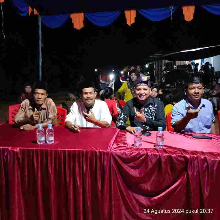 KONCO BANG UUN Hadiri Undangan Puncak HUT RI di Kelurahan Tuah Negeri.