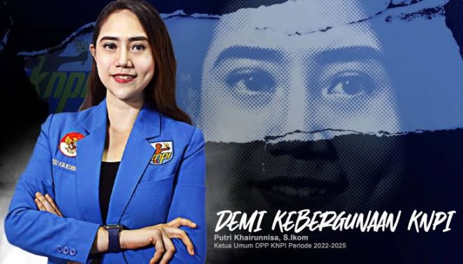 Ketua Umum DPP KNPI Putri Khairunnisa. 