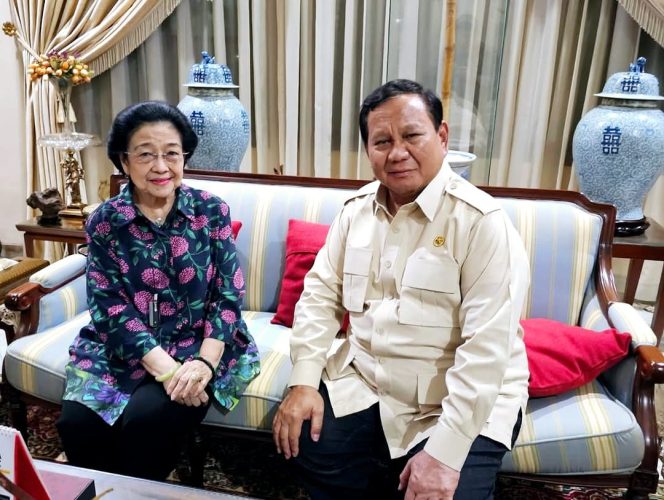 Pertemuan Prabowo Subianto dengan Megawati.