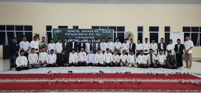 Halal Bi Halal Sekaligus Pengukuhan Tiga Lembaga Dibawah Naungan PCNU.