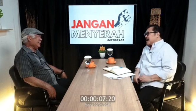 Channel Youtube Jangan Menyerah (JM) Podcast, Hadirkan Mantan Hakim Agung, Tokoh dan Pakar Hukum
