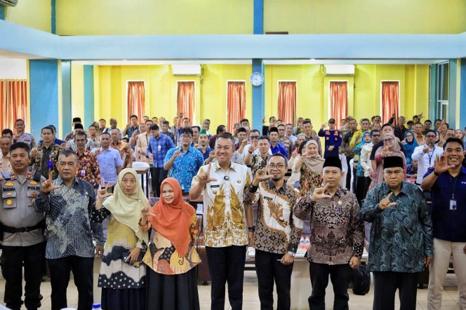 Meranti Serius Atasi Sampah, Wabup Hadiri Rakor Peluncuran Program Pengurangan Sampah.