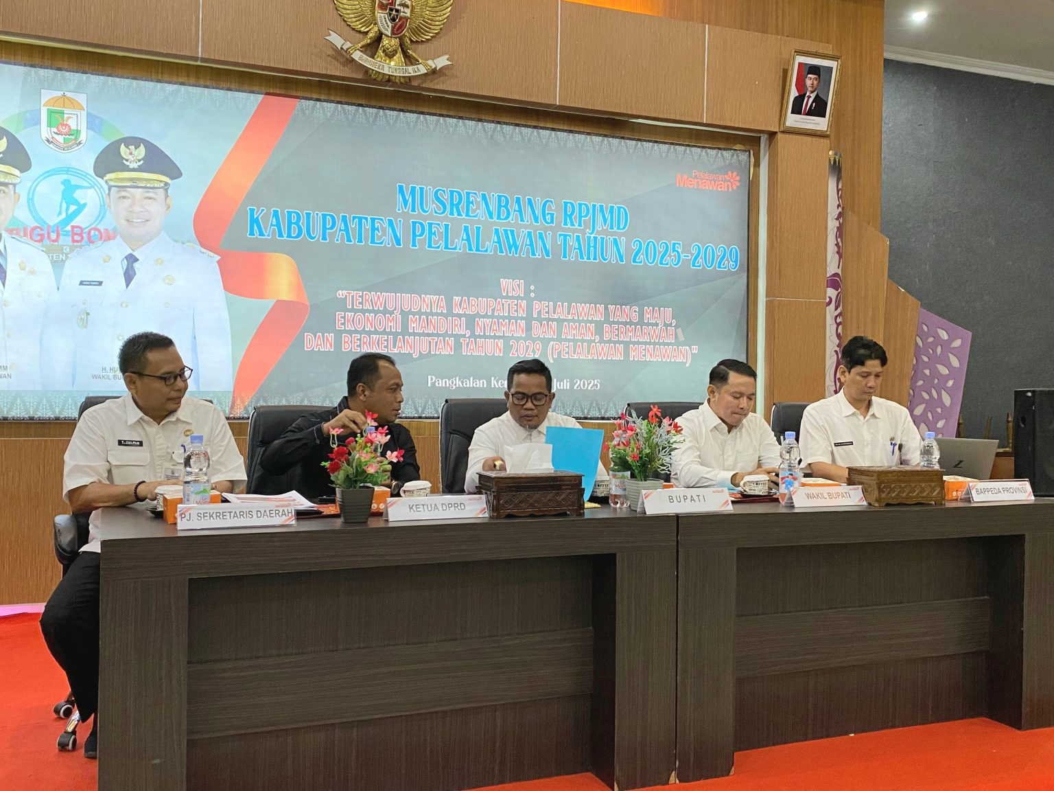 Pemerintah Kabupaten Pelalawan menggelar Musyawarah Perencanaan Pembangunan (Musrenbang) Rencana Pembangunan Jangka Menengah Daerah (RPJMD) Tahun 2025-2029.