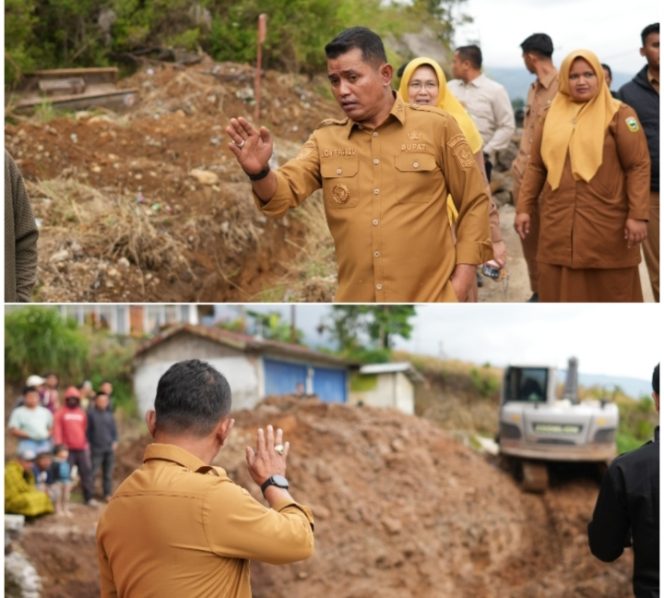 
					Bupati Solok Turun Langsung Lihat Kondisi Jalan di Jorong Kampuang Dalam Tangah Nagari Kampuang Batu Dalam
