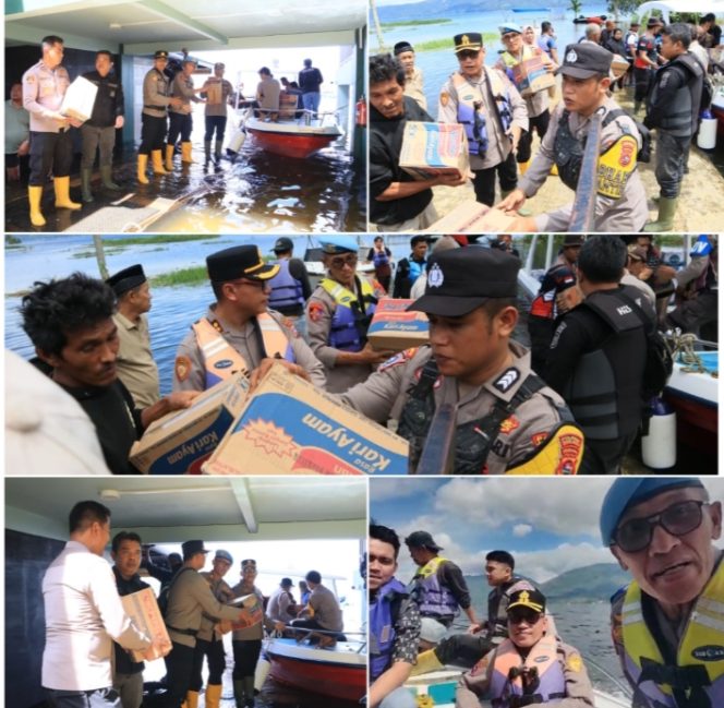
					Kapolres Solok Kota Salurkan Bantuan Banjir ke Nagari Muaro Pingai dan Paninggahan lewat Jalur Danau