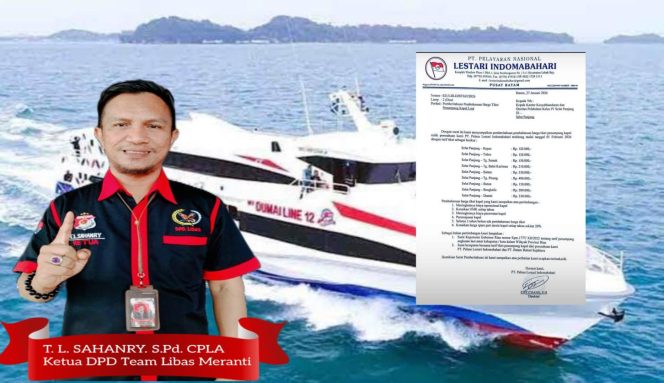 
					Tiket Kapal Naik, Team Libas Nilai Rakyat Kian Tertekan, Pemda dan DPRD Diminta Tak Tutup Mata