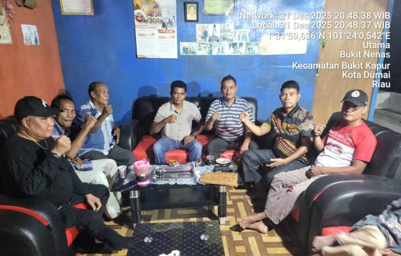 Ketua Majelis Sakai Riau Kota Dumai Datuk Ali Amran dan jajaran.
